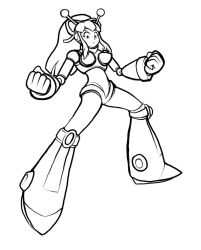 roll (mega man) from marvel vs. capcom by atomictiki