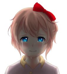 sayori (doki doki literature club) from doki doki literature club
