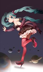 hatsune miku from vocaloid by eris