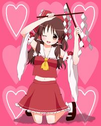 hakurei reimu from touhou by purin
