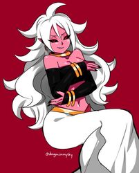 android 21 from dragon ball by d-ryuu