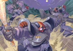 black tri-stars from gundam by seki (opokom)