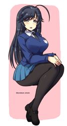 isuzu hana from girls und panzer by shinshin