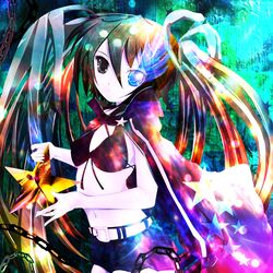 black rock shooter (character) from black rock shooter by teruru