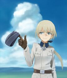 hanna rudel from strike witches by shiratama (hockey)