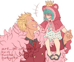 donquixote doflamingo from one piece by art-of-firefly