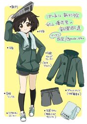 akiyama yukari from girls und panzer by parda siko