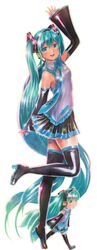 hatsune miku from vocaloid by mayo riyo