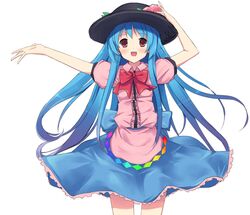 hinanawi tenshi from touhou by pepe