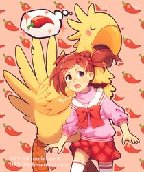 chocobo from final fantasy by chobi