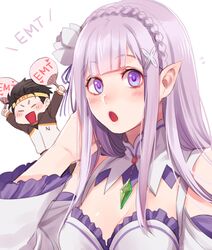 emilia (re:zero) from re:zero kara hajimeru isekai seikatsu by rin2010