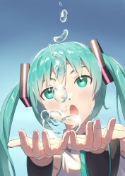 hatsune miku from vocaloid