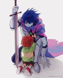 kris (dark world) (deltarune) from deltarune by negio (negi91 rb)
