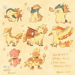 cyndaquil from pokemon by mian (user kwcj2833)
