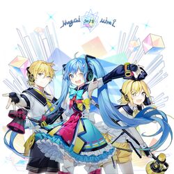 hatsune miku from magical mirai (vocaloid)