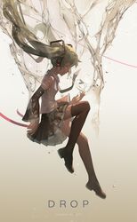 hatsune miku from vocaloid by bagus casbon