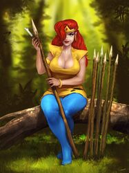 katella the huntress from adventures of sonic the hedgehog by darren geers