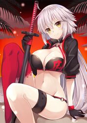 jeanne d'arc (alter swimsuit berserker) from fate/grand order by yuzu-aki