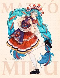 hatsune miku from vocaloid