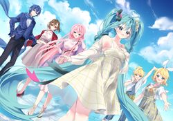 hatsune miku from vocaloid
