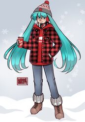 hatsune miku from vocaloid
