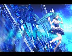 hatsune miku from blue archive by yusuke (shiota)