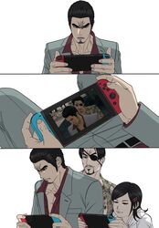 kiryu kazuma from nintendo switch