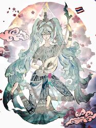 hatsune miku from vocaloid