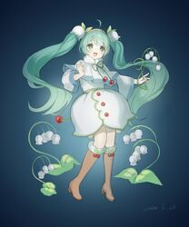 hatsune miku from vocaloid