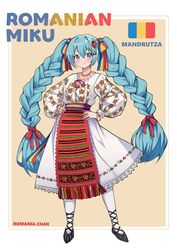 hatsune miku from vocaloid