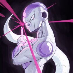 final form frieza from dragon ball by garrett hanna
