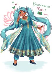 hatsune miku from vocaloid