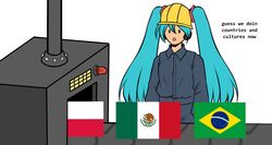 hatsune miku from vocaloid