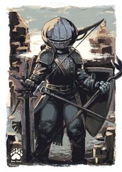 siegmeyer of catarina from dark souls (series) by ireading