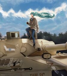 hatsune miku from vocaloid by noian saber