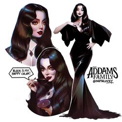 morticia addams from addams family