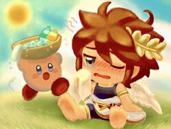 kirby from kid icarus by suruga kanade