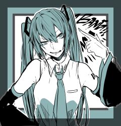 hatsune miku from vocaloid