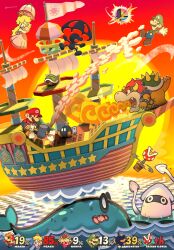 bowser from paper mario
