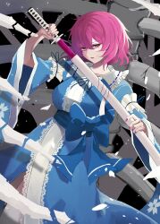 saigyouji yuyuko from touhou by kuro wa shinoru
