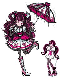 draculaura from monster high by linterteatime