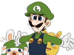 luigi from raving rabbids by mimimi (mimimim9999)