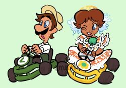 luigi from mario kart