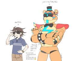 glamrock freddy from five nights at freddy's