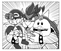 bowser from super mario bros. by kusaremix