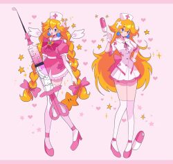 princess peach from super mario bros. by meowwniz