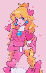 princess peach from super mario bros. by meowwniz