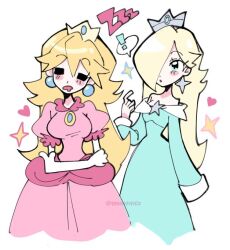 princess peach from super mario bros. by meowwniz