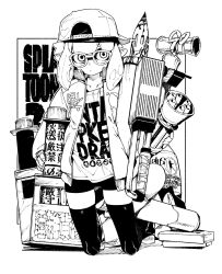 inkling from splatoon (series) by chomoran