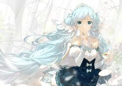 hatsune miku from vocaloid by lf